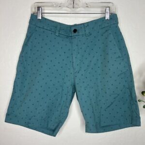 Lululemon Shorts Men 32 Green ABC Commission X Pattern Golf Performance Outdoors